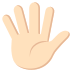 emojitwo-hand-with-fingers-splayed-light-skin-tone