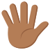 emojitwo-hand-with-fingers-splayed-medium-dark-skin-tone