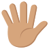 emojitwo-hand-with-fingers-splayed-medium-skin-tone