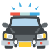 emojitwo-oncoming-police-car