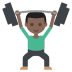 emojitwo-person-lifting-weights-dark-skin-tone