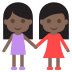 emojitwo-women-holding-hands-dark-skin-tone