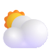 fluentui-sun-behind-large-cloud