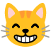 noto-grinning-cat-with-smiling-eyes