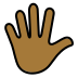 openmoji-hand-with-fingers-splayed-medium-dark-skin-tone