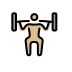 openmoji-man-lifting-weights-medium-light-skin-tone