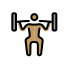openmoji-man-lifting-weights-medium-skin-tone