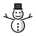 openmoji-snowman-without-snow