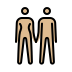 openmoji-woman-and-man-holding-hands-medium-light-skin-tone