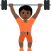 twemoji-person-lifting-weights-dark-skin-tone