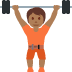 twemoji-person-lifting-weights-medium-dark-skin-tone